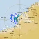 Live Broome Weather Radar - 512km - Rain Rate