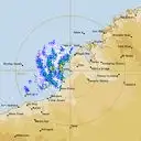 Live Broome Weather Radar - 512km - Rain Rate