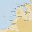 Live Broome Weather Radar - 256km - Rain Rate