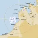 Live Broome Weather Radar - 256km - Rain Rate