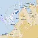 Live Broome Weather Radar - 256km - Rain Rate