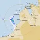 Live Broome Weather Radar - 256km - Rain Rate