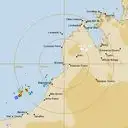 Live Broome Weather Radar - 256km - Rain Rate