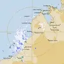 Live Broome Weather Radar - 256km - Rain Rate