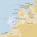 Live Broome Weather Radar - 256km - Rain Rate