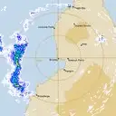 Live Broome Weather Radar - 128km - Rain Rate