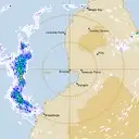 Live Broome Weather Radar - 128km - Rain Rate