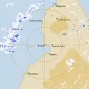 Live Broome Weather Radar - 128km - Rain Rate