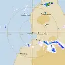 Live Broome Weather Radar - 128km - Rain Rate