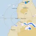Live Broome Weather Radar - 128km - Rain Rate