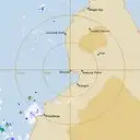 Live Broome Weather Radar - 128km - Rain Rate