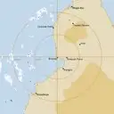 Live Broome Weather Radar - 128km - Rain Rate