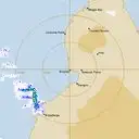 Live Broome Weather Radar - 128km - Rain Rate