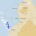 Live Broome Weather Radar - 128km - Rain Rate