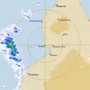 Live Broome Weather Radar - 128km - Rain Rate