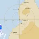 Live Broome Weather Radar - 128km - Rain Rate