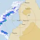 Live Broome Weather Radar - 128km - Rain Rate