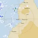 Live Broome Weather Radar - 128km - Rain Rate
