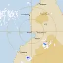 Live Broome Weather Radar - 128km - Rain Rate