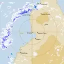Live Broome Weather Radar - 128km - Rain Rate