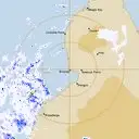 Live Broome Weather Radar - 128km - Rain Rate