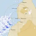 Live Broome Weather Radar - 128km - Rain Rate