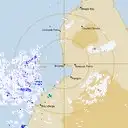 Live Broome Weather Radar - 128km - Rain Rate