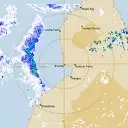 Live Broome Weather Radar - 128km - Rain Rate