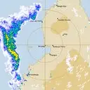 Live Broome Weather Radar - 128km - Rain Rate