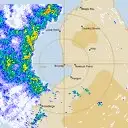 Live Broome Weather Radar - 128km - Rain Rate