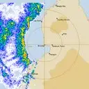 Live Broome Weather Radar - 128km - Rain Rate