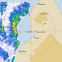 Live Broome Weather Radar - 128km - Rain Rate