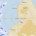 Live Broome Weather Radar - 128km - Rain Rate