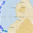 Live Broome Weather Radar - 128km - Rain Rate