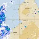 Live Broome Weather Radar - 128km - Rain Rate