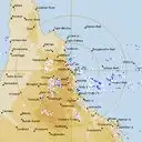 Live Cairns Weather Radar - 512km - Rain Rate