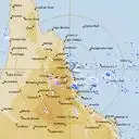 Live Cairns Weather Radar - 512km - Rain Rate