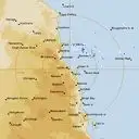 Live Cairns Weather Radar - 256km - Rain Rate