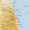 Live Cairns Weather Radar - 256km - Rain Rate