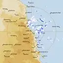 Live Cairns Weather Radar - 256km - Rain Rate