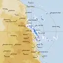 Live Cairns Weather Radar - 256km - Rain Rate