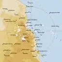 Live Cairns Weather Radar - 256km - Rain Rate