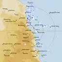 Live Cairns Weather Radar - 256km - Rain Rate