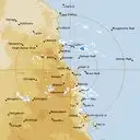 Live Cairns Weather Radar - 256km - Rain Rate