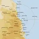 Live Cairns Weather Radar - 256km - Rain Rate