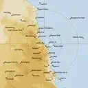 Live Cairns Weather Radar - 256km - Rain Rate