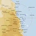 Live Cairns Weather Radar - 256km - Rain Rate