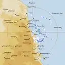 Live Cairns Weather Radar - 256km - Rain Rate