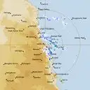 Live Cairns Weather Radar - 256km - Rain Rate
