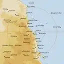Live Cairns Weather Radar - 256km - Rain Rate